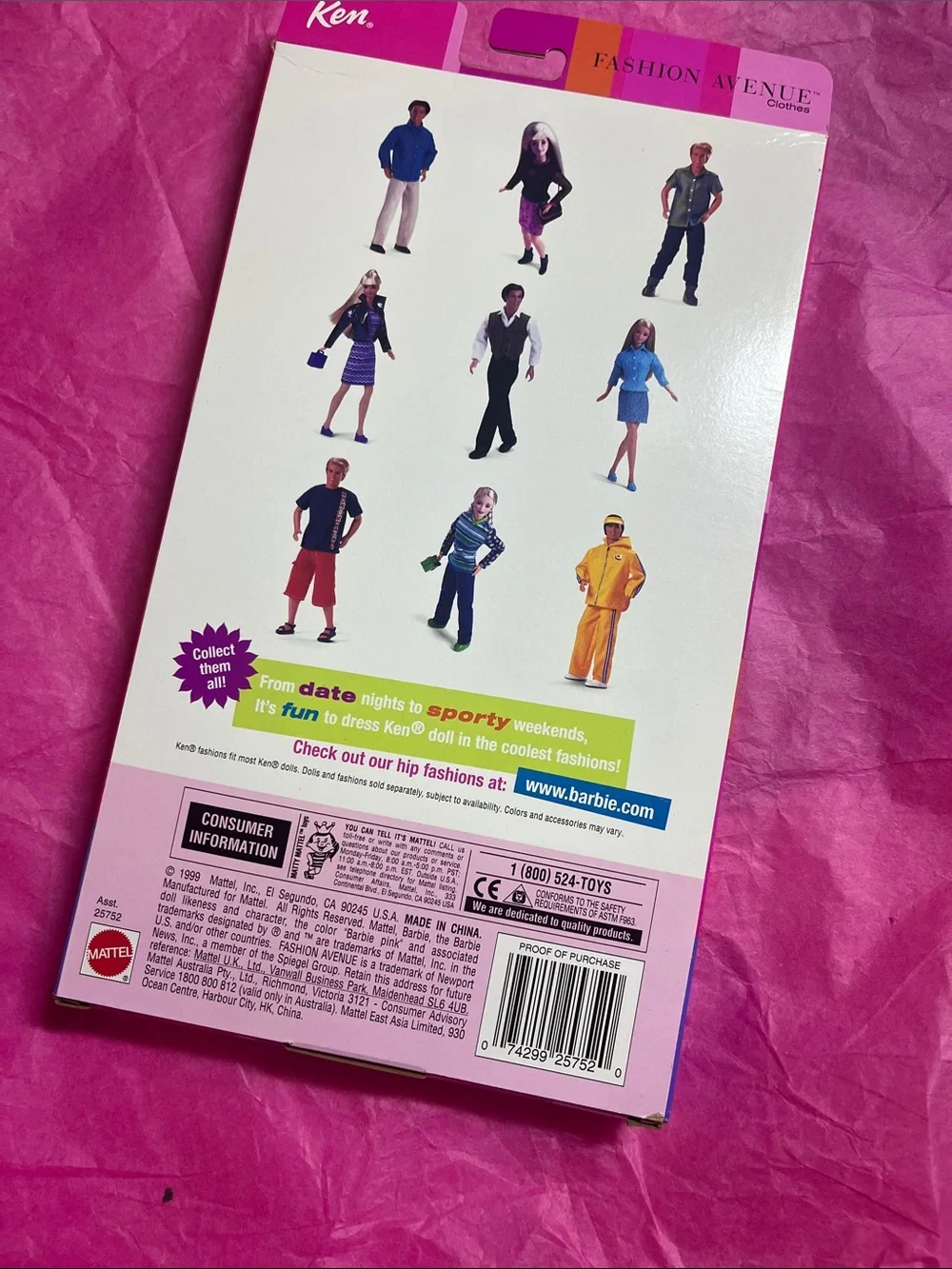 Mattel Ken Green Shirt & Black Jeans Fashion Outfit